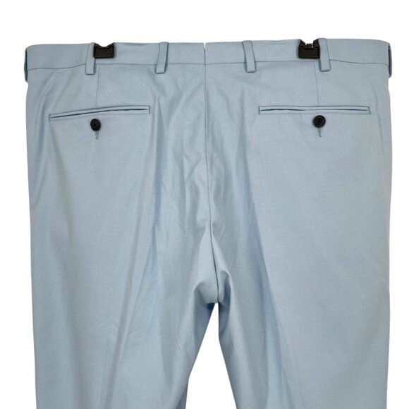 Nordstrom Rack Extra Trim Fit Light Blue Dress Pants Waist 40 NWOT - Picture 7 of 11